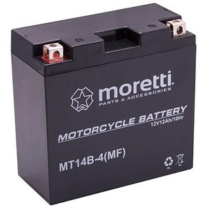 Moretti MT14B-4 batterie au gel sans entretien, 12V 12Ah