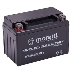 Moretti MTX9-BS batterie au gel sans entretien, 12V 8Ah