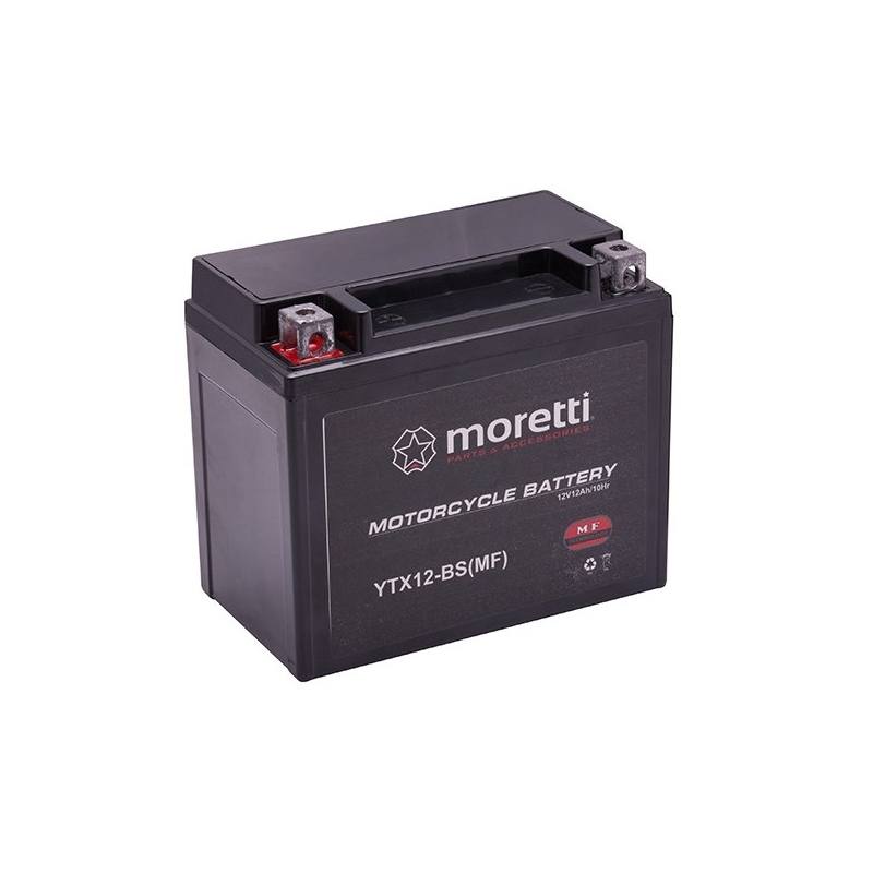 Bezúdržbová gelová baterie Moretti MTX12-BS,12V 12Ah