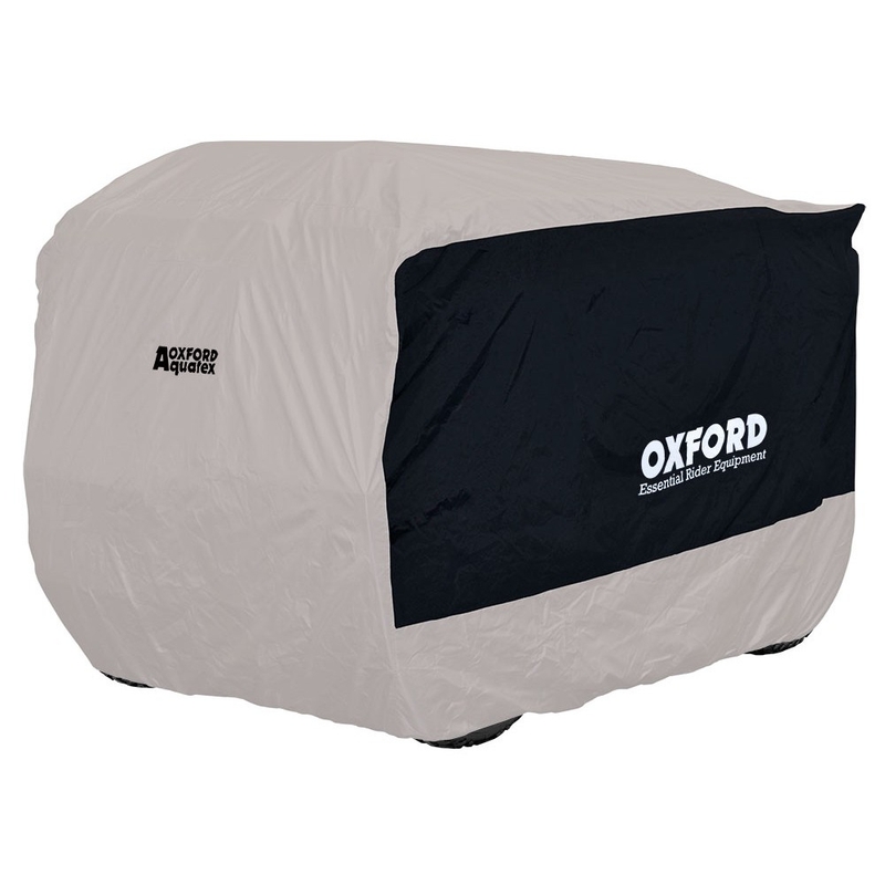 Housse pour quad Oxford Aquatex noir et argent