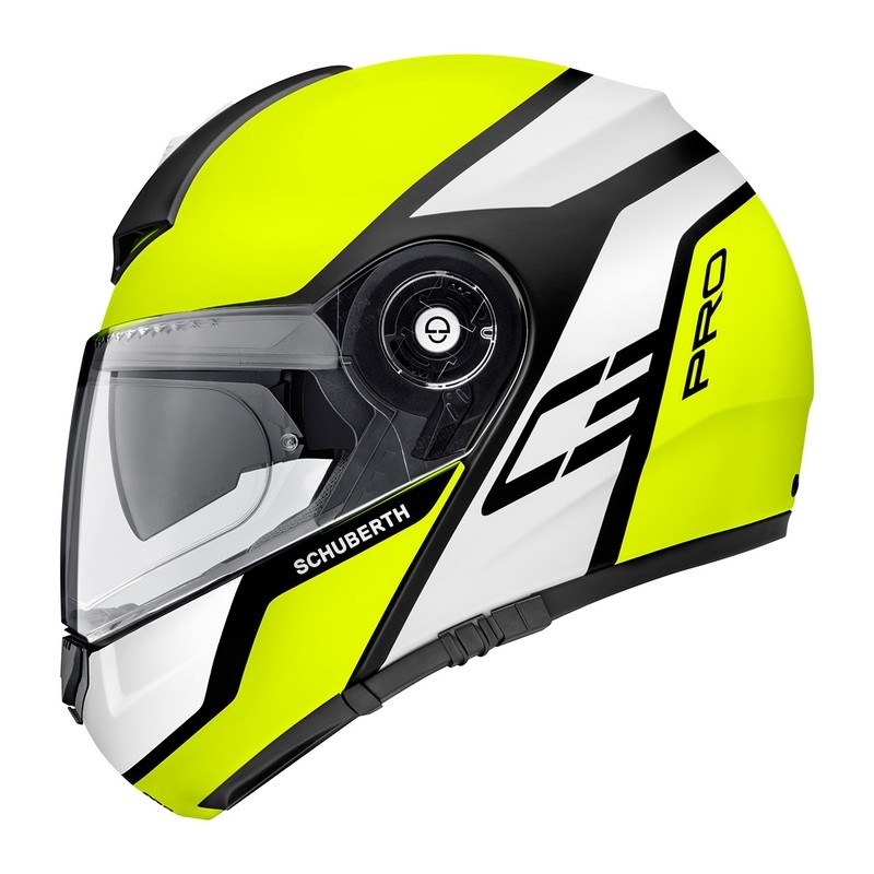 Vyklápěcí přilba Schuberth C3 Pro Echo fluo žlutá výprodej