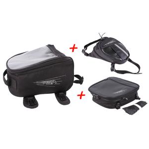 SET : sacoche RSA + pochette de cuisse + sacoche de selle