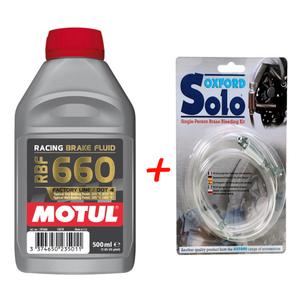 SET : Liquide de frein Motul + Kit de purge de liquide de frein Oxford