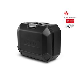 Kompletní sada bočních černých hliníkových kufrů SHAD TERRA BLACK 36L/36L , včetně montážní sady SHAD HONDA X-ADV 750