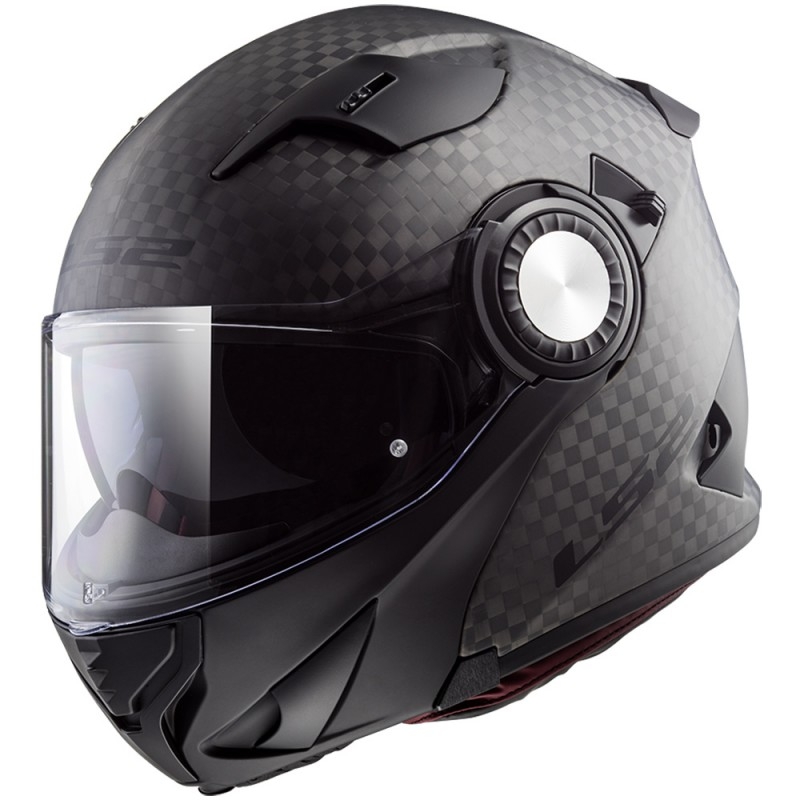 Vyklápěcí přilba na motorku LS2 FF313 Vortex Solid Carbon výprodej