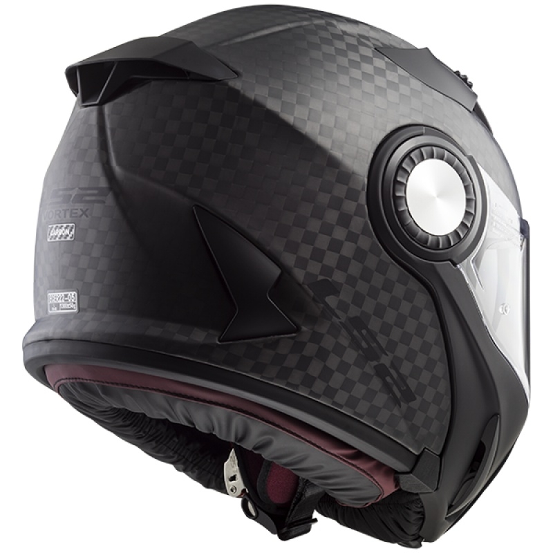 Vyklápěcí přilba na motorku LS2 FF313 Vortex Solid Carbon výprodej