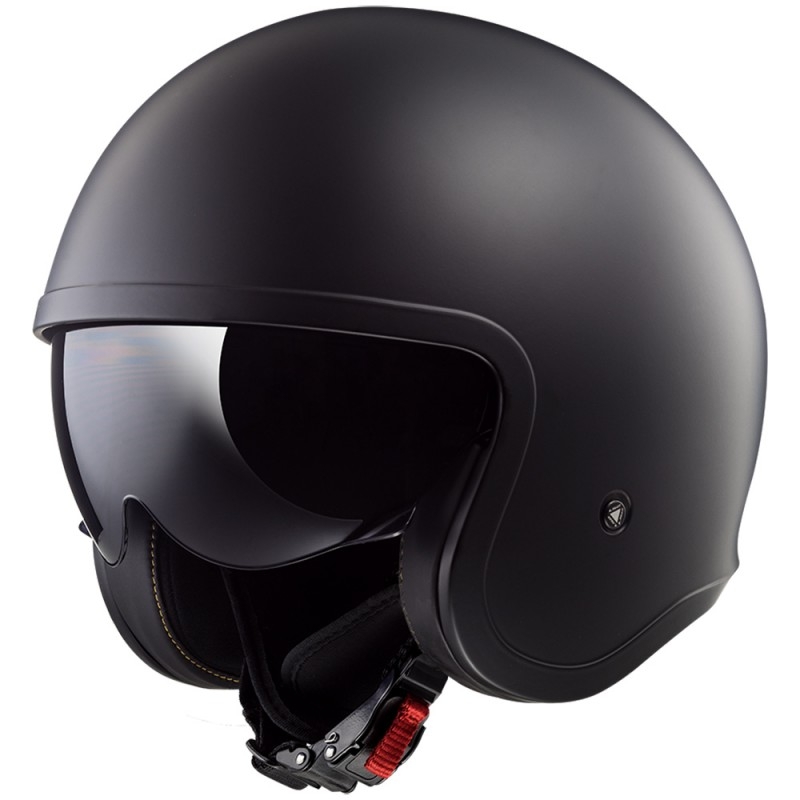 Casque moto ouvert LS2 OF599 Spitfire noir mat
