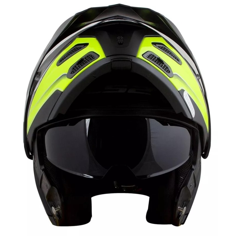 Vyklápěcí přilba LS2 FF324 Metro EVO Rapid černo-fluo žlutá výprodej