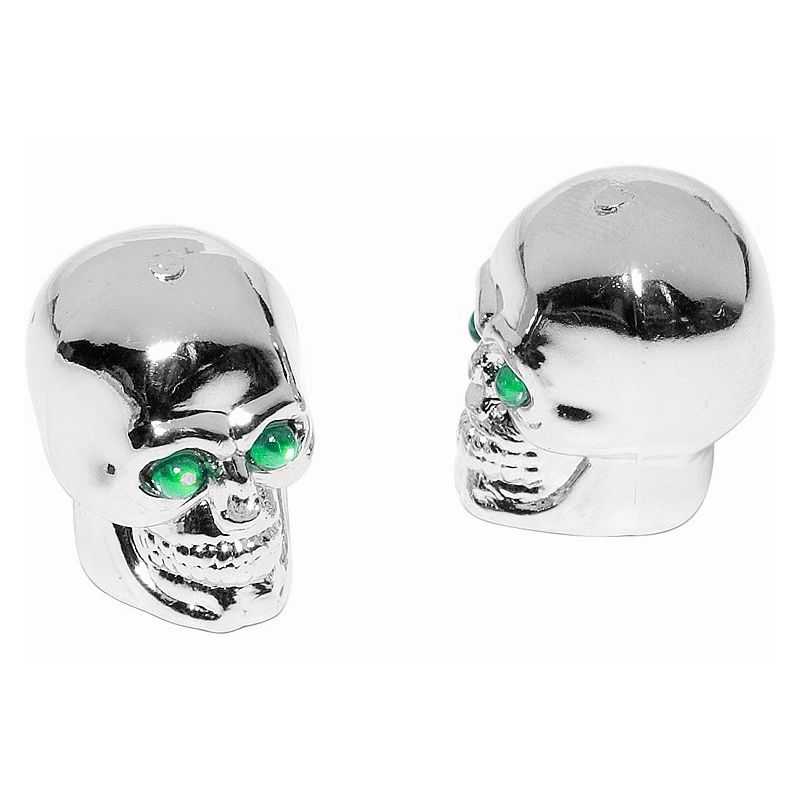 Bouchons de valve R-TECH skull 2 pcs