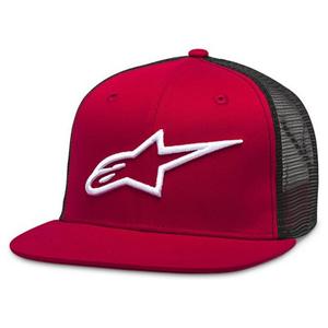 Casquette Alpinestars Corp Trucker rouge et noir