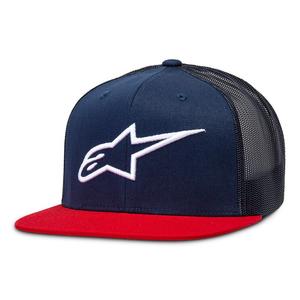 Casquette Alpinestars Corp Trucker bleu-rouge-noir-blanc