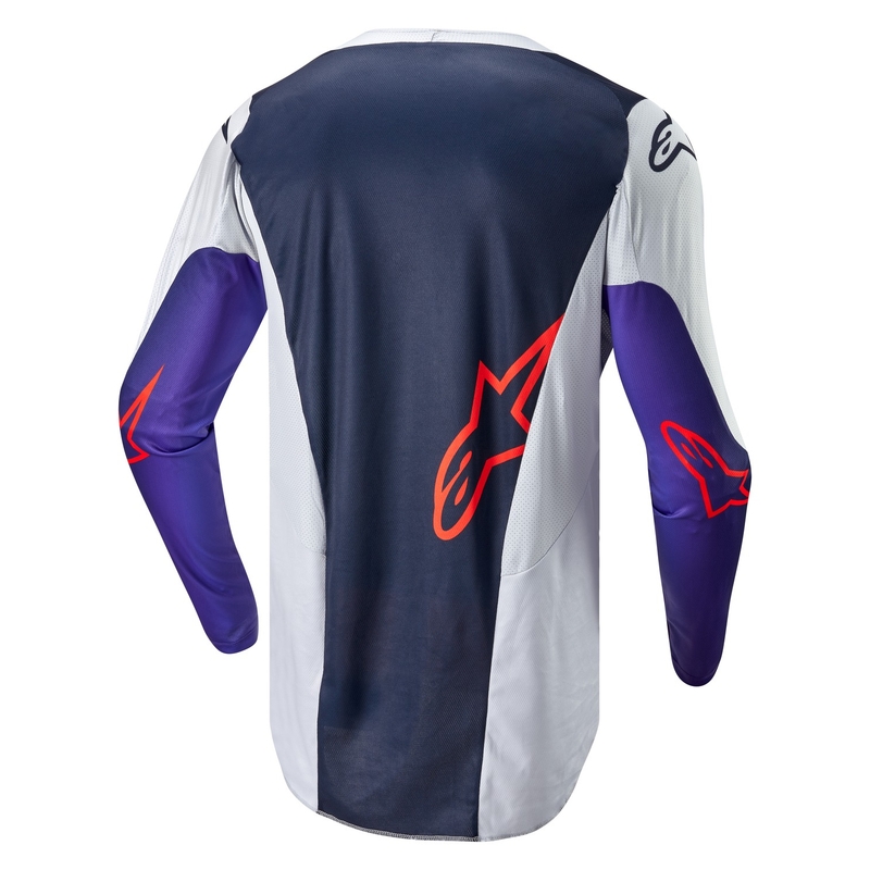 Maillot de motocross Alpinestars Racer Hoen gris-bleu-orange