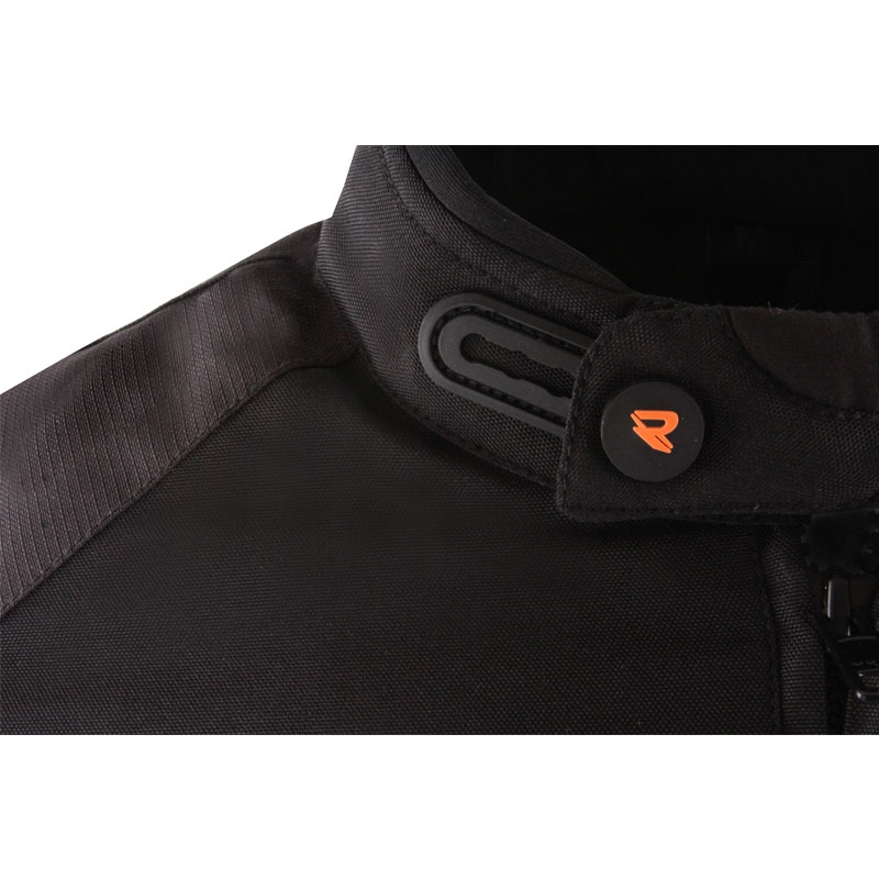 Veste de moto Street Racer Flex Air noir-orange