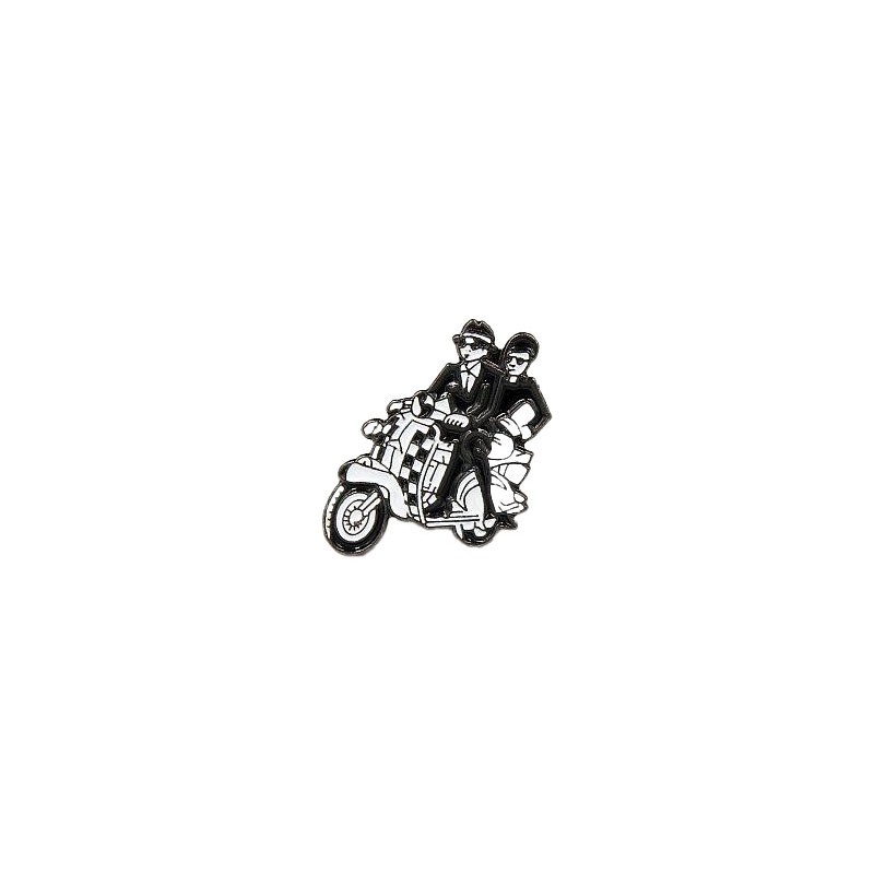 Badge Scooter noir soldes