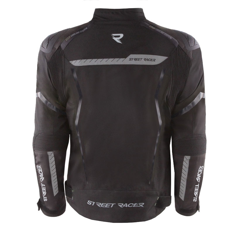 Veste moto Street Racer Flex EVO noir