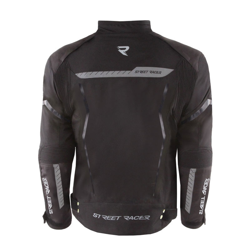 Veste de moto Street Racer Flex Air Noir