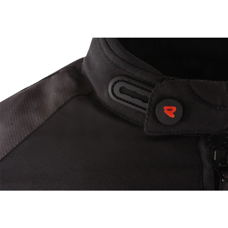 Veste de moto Street Racer Flex noire et rouge