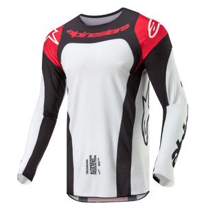 Maillot de motocross Alpinestars Techstar Ocuri rouge-blanc-noir