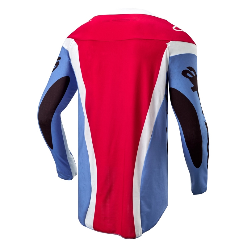 Maillot de motocross Alpinestars Techstar Ocuri bleu-blanc-rouge