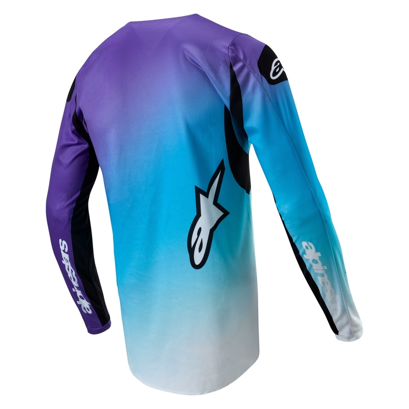 Dámský motokrosový dres Alpinestars Stella Fluid 2024 bílo-fialový