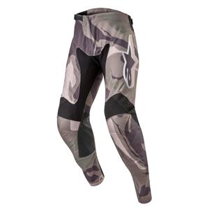 Pantalon de motocross tactique Alpinestars Racer vert camouflage-marron