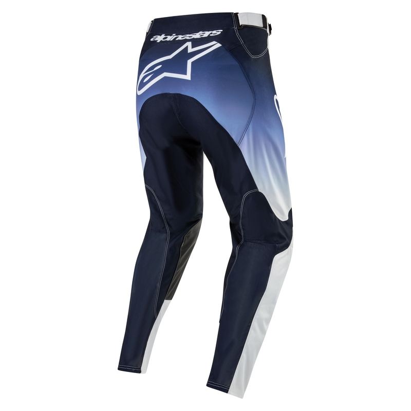 Pantalon motocross Alpinestars Racer Hoen blanc-bleu
