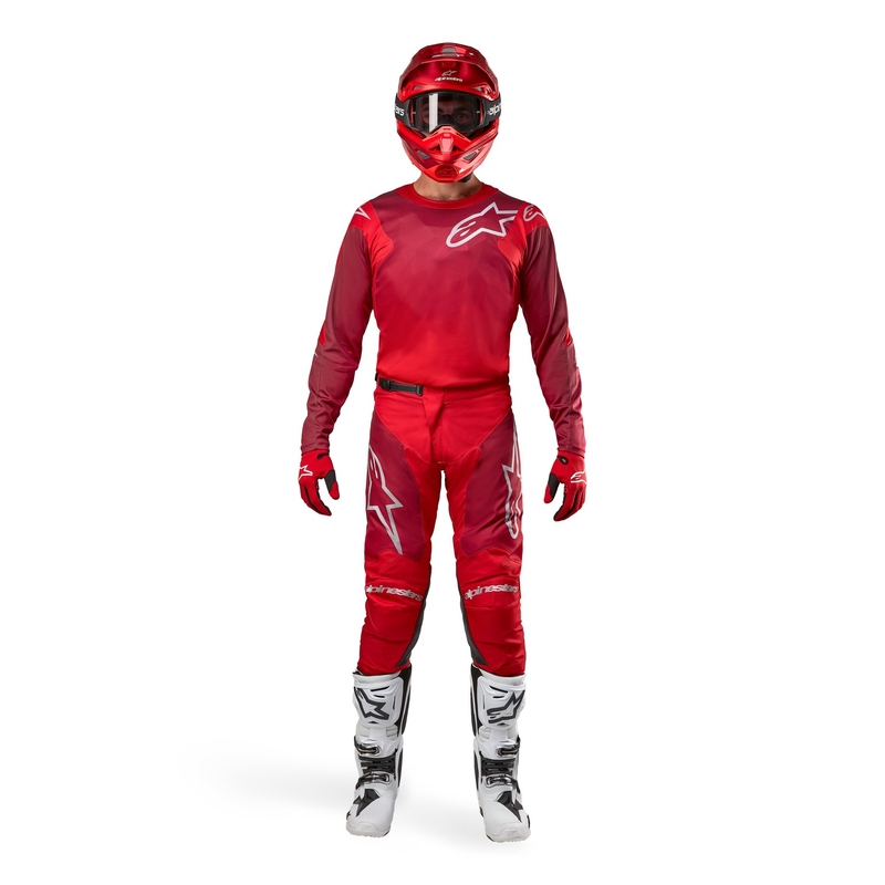 Pantalon motocross Alpinestars Racer Hoen rouge-vin