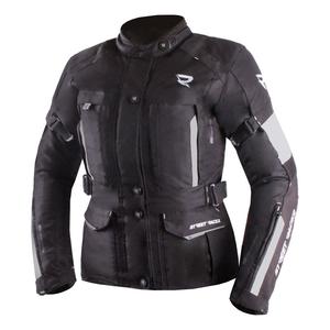 Veste de moto Street Racer Hilax noire et grise pour femme