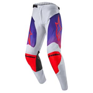 Pantalon motocross Alpinestars Racer Hoen gris-bleu-orange