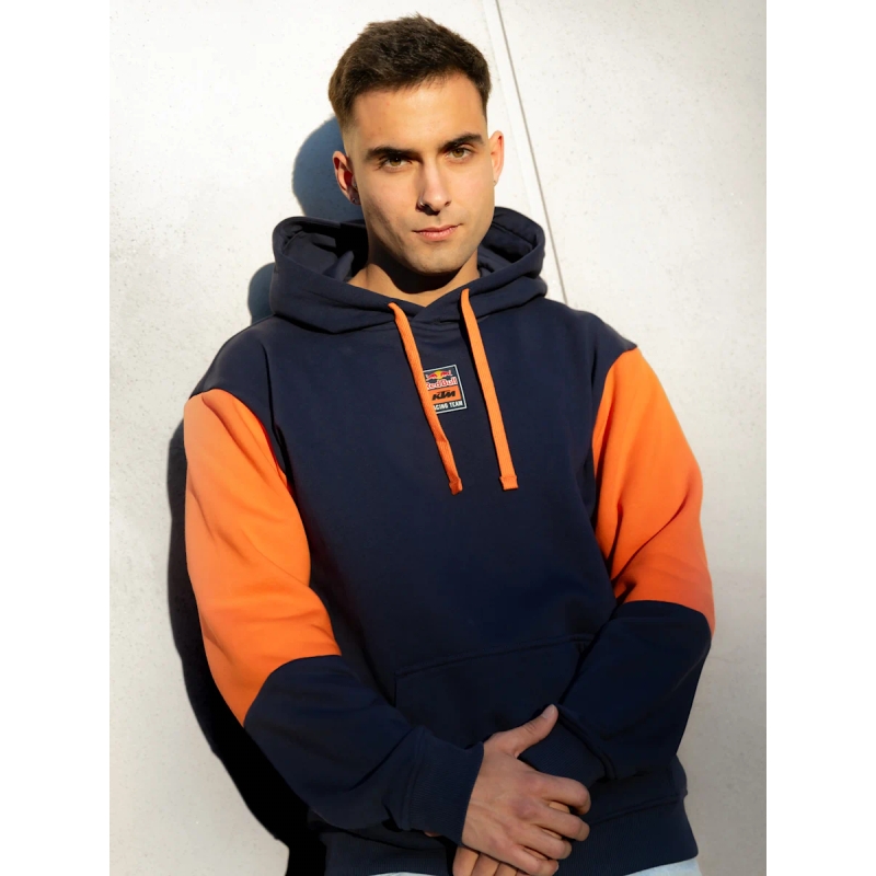Sweat à capuche KTM Apex bleu-orange