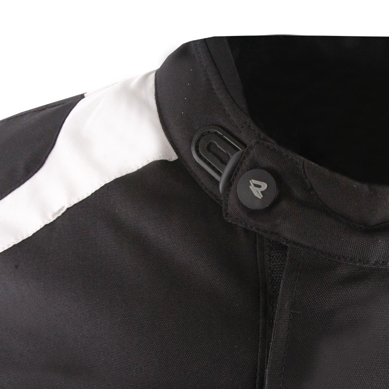 Veste de moto Street Racer Hilax noir-gris