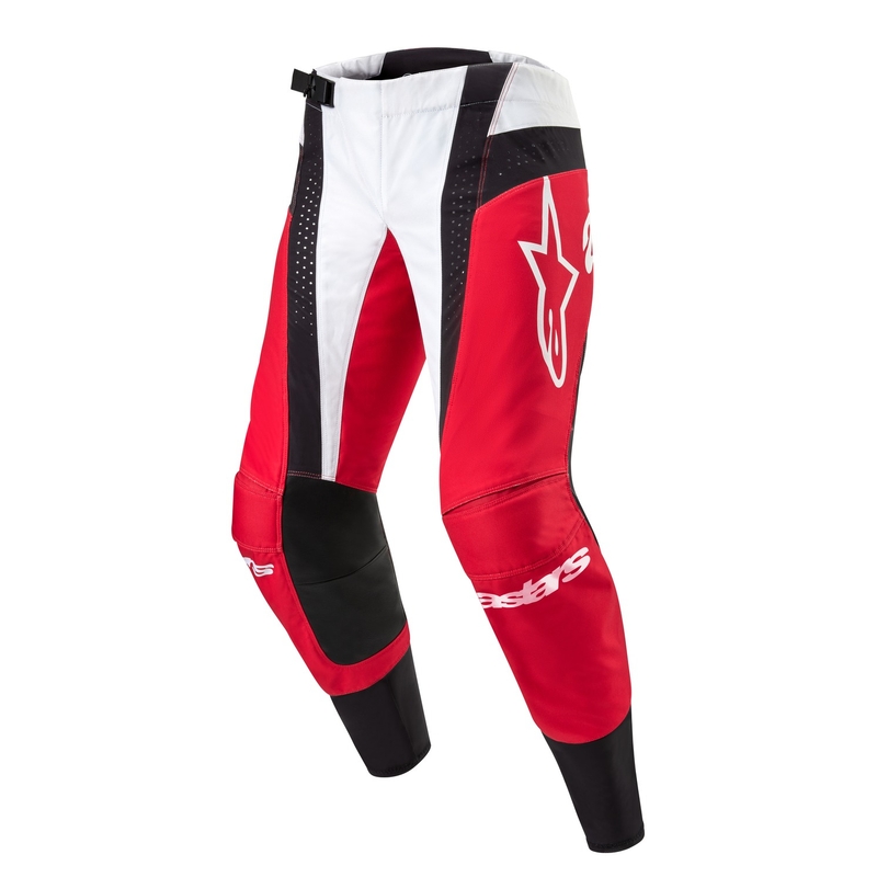 Pantalon de motocross Alpinestars Techstar Ocuri rouge-blanc-noir