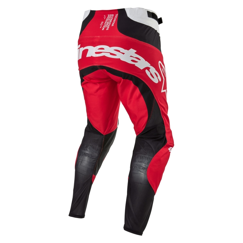 Pantalon de motocross Alpinestars Techstar Ocuri rouge-blanc-noir