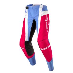 Pantalon motocross Alpinestars Techstar Ocuri 2024 bleu clair-blanc-rouge
