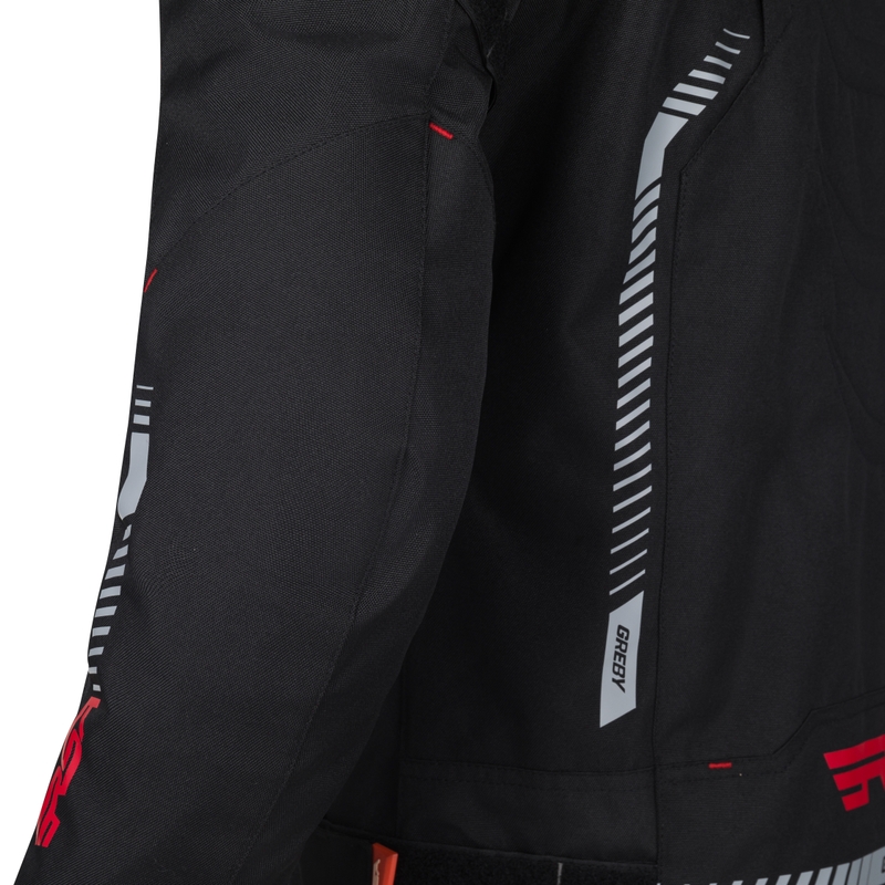 Veste moto RSA Greby 2 noir-gris-blanc