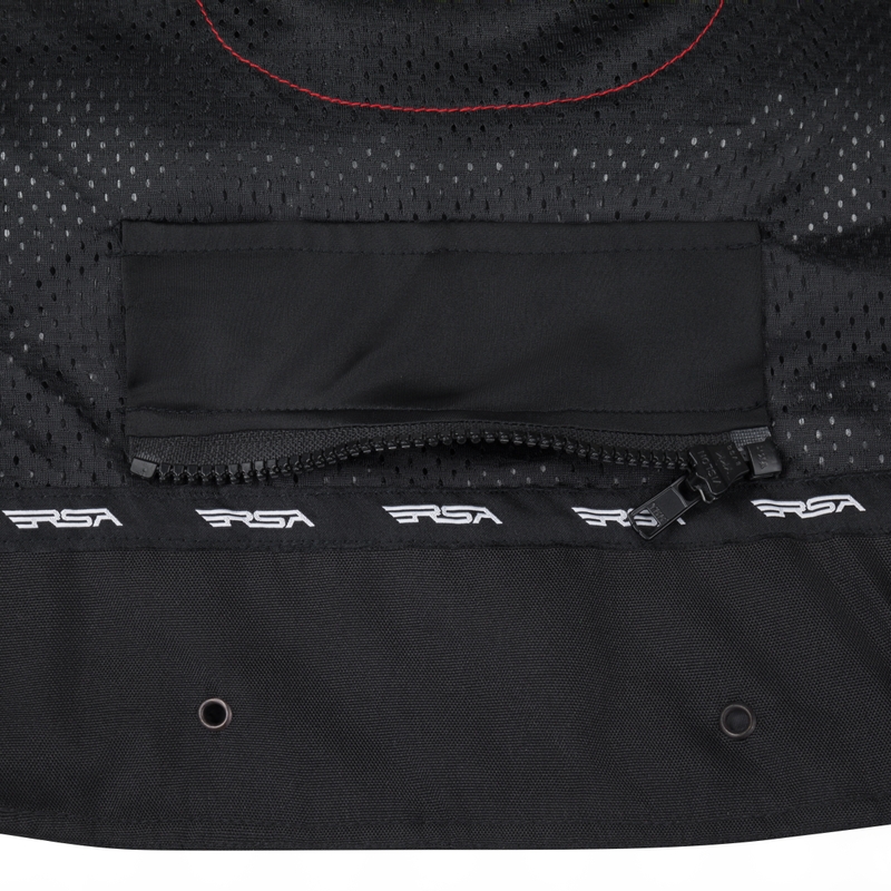 Veste moto RSA Greby 2 noir-gris-blanc