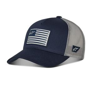 Bonnet Alpinestars Flag Snap bleu-gris