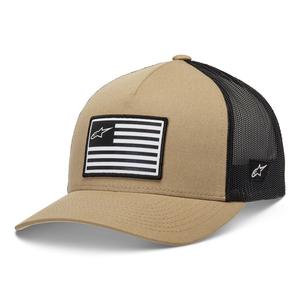 Bonnet Alpinestars Flag Snap sable-noir-blanc
