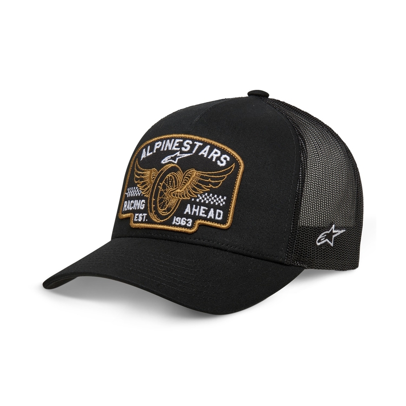 Casquette Alpinestars Heritage Patcher noir-noir