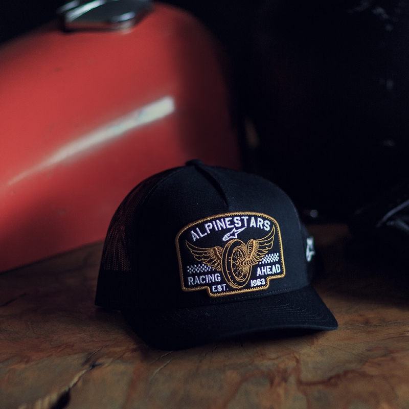 Casquette Alpinestars Heritage Patcher noir-noir