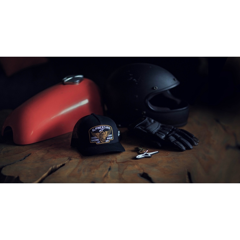 Casquette Alpinestars Heritage Patcher noir-noir