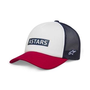 Casquette Alpinestars Clarified Foam blanc-rouge