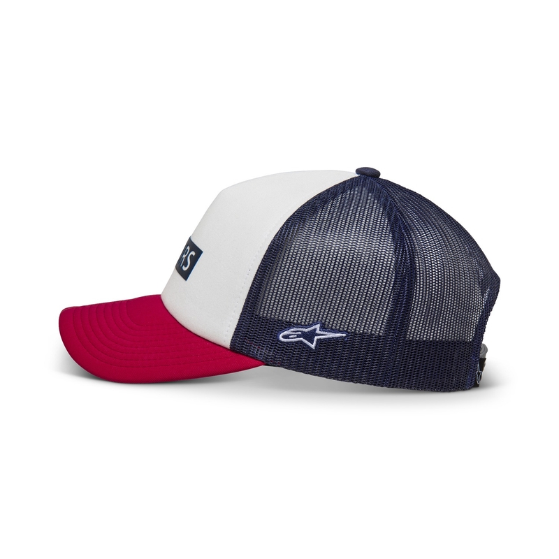Casquette Alpinestars Clarified Foam blanc-rouge