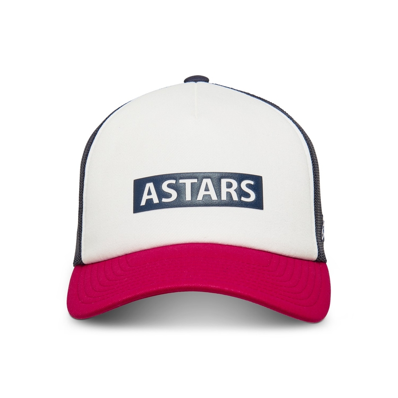 Casquette Alpinestars Clarified Foam blanc-rouge