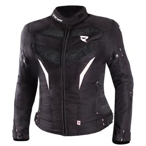 Veste moto femme Street Racer Rose noir et blanc