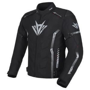Veste de moto RSA Rider noir-gris-rouge