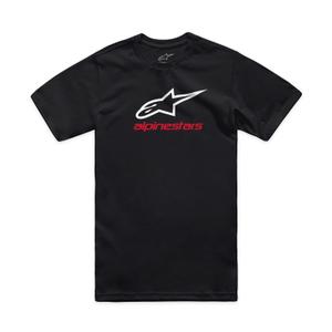 T-shirt Alpinestars Always 2.0 CSF noir-blanc-rouge