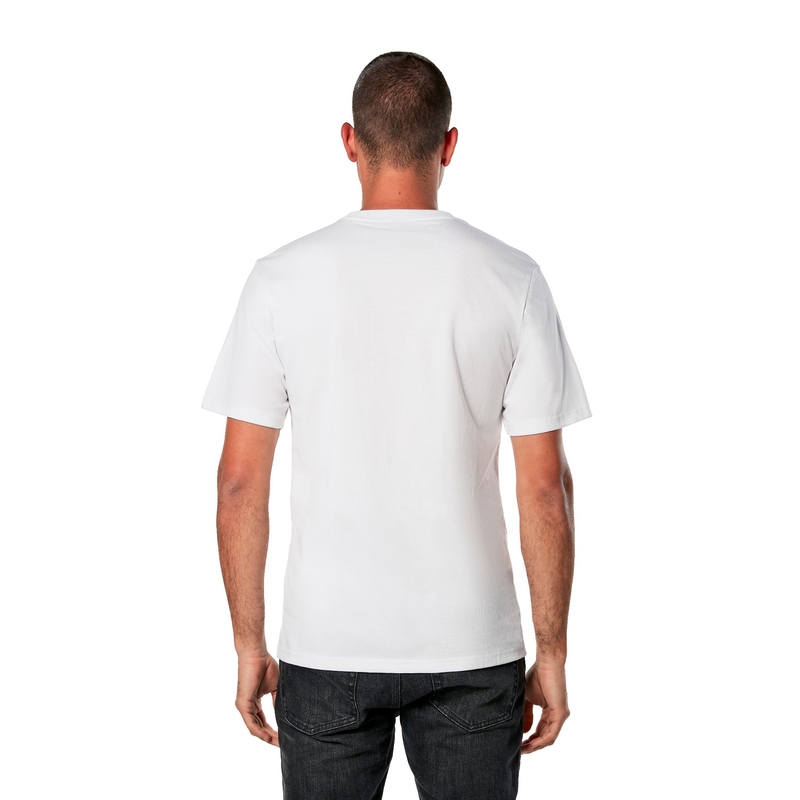 T-shirt Alpinestars Always 2.0 CSF blanc-rouge-noir