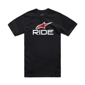 T-shirt Alpinestars Ride 4.0 CSF noir-blanc-rouge