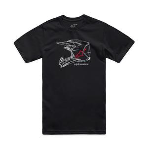 T-shirt Alpinestars MX Helmet CSF noir